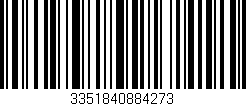 Código de barras (EAN, GTIN, SKU, ISBN): '3351840884273'