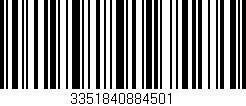 Código de barras (EAN, GTIN, SKU, ISBN): '3351840884501'
