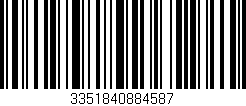 Código de barras (EAN, GTIN, SKU, ISBN): '3351840884587'