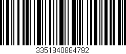 Código de barras (EAN, GTIN, SKU, ISBN): '3351840884792'