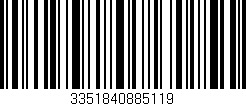Código de barras (EAN, GTIN, SKU, ISBN): '3351840885119'