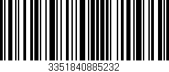 Código de barras (EAN, GTIN, SKU, ISBN): '3351840885232'