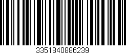 Código de barras (EAN, GTIN, SKU, ISBN): '3351840886239'