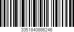 Código de barras (EAN, GTIN, SKU, ISBN): '3351840886246'