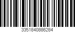 Código de barras (EAN, GTIN, SKU, ISBN): '3351840886284'