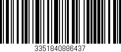 Código de barras (EAN, GTIN, SKU, ISBN): '3351840886437'