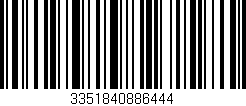 Código de barras (EAN, GTIN, SKU, ISBN): '3351840886444'