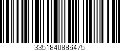 Código de barras (EAN, GTIN, SKU, ISBN): '3351840886475'