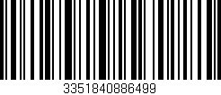Código de barras (EAN, GTIN, SKU, ISBN): '3351840886499'