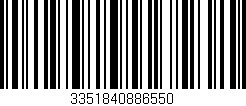Código de barras (EAN, GTIN, SKU, ISBN): '3351840886550'
