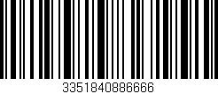Código de barras (EAN, GTIN, SKU, ISBN): '3351840886666'