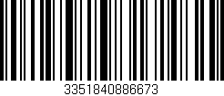 Código de barras (EAN, GTIN, SKU, ISBN): '3351840886673'
