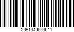 Código de barras (EAN, GTIN, SKU, ISBN): '3351840888011'