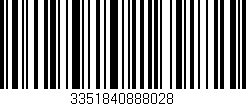 Código de barras (EAN, GTIN, SKU, ISBN): '3351840888028'