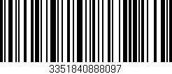 Código de barras (EAN, GTIN, SKU, ISBN): '3351840888097'