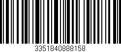 Código de barras (EAN, GTIN, SKU, ISBN): '3351840888158'