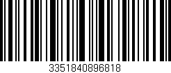 Código de barras (EAN, GTIN, SKU, ISBN): '3351840896818'