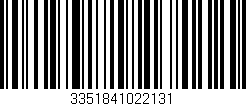 Código de barras (EAN, GTIN, SKU, ISBN): '3351841022131'