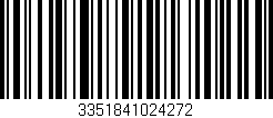 Código de barras (EAN, GTIN, SKU, ISBN): '3351841024272'