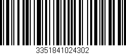Código de barras (EAN, GTIN, SKU, ISBN): '3351841024302'