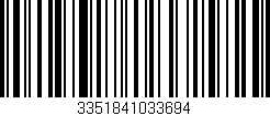 Código de barras (EAN, GTIN, SKU, ISBN): '3351841033694'