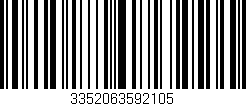 Código de barras (EAN, GTIN, SKU, ISBN): '3352063592105'