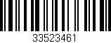 Código de barras (EAN, GTIN, SKU, ISBN): '33523461'