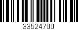 Código de barras (EAN, GTIN, SKU, ISBN): '33524700'