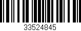 Código de barras (EAN, GTIN, SKU, ISBN): '33524845'