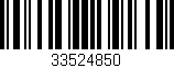 Código de barras (EAN, GTIN, SKU, ISBN): '33524850'