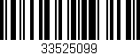 Código de barras (EAN, GTIN, SKU, ISBN): '33525099'