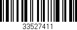 Código de barras (EAN, GTIN, SKU, ISBN): '33527411'