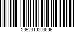 Código de barras (EAN, GTIN, SKU, ISBN): '3352810308836'