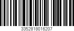 Código de barras (EAN, GTIN, SKU, ISBN): '3352818016207'