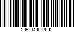 Código de barras (EAN, GTIN, SKU, ISBN): '3353948037803'