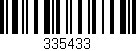 Código de barras (EAN, GTIN, SKU, ISBN): '335433'