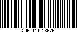 Código de barras (EAN, GTIN, SKU, ISBN): '3354411426575'