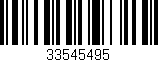 Código de barras (EAN, GTIN, SKU, ISBN): '33545495'