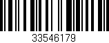 Código de barras (EAN, GTIN, SKU, ISBN): '33546179'