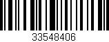 Código de barras (EAN, GTIN, SKU, ISBN): '33548406'