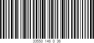Código de barras (EAN, GTIN, SKU, ISBN): '33550_146_0_36'