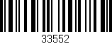 Código de barras (EAN, GTIN, SKU, ISBN): '33552'