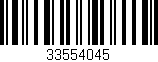 Código de barras (EAN, GTIN, SKU, ISBN): '33554045'