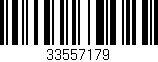 Código de barras (EAN, GTIN, SKU, ISBN): '33557179'