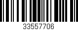 Código de barras (EAN, GTIN, SKU, ISBN): '33557706'