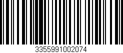 Código de barras (EAN, GTIN, SKU, ISBN): '3355991002074'