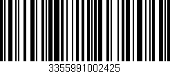 Código de barras (EAN, GTIN, SKU, ISBN): '3355991002425'