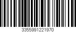 Código de barras (EAN, GTIN, SKU, ISBN): '3355991221970'