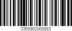 Código de barras (EAN, GTIN, SKU, ISBN): '3355992005883'
