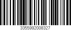 Código de barras (EAN, GTIN, SKU, ISBN): '3355992008327'